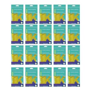 Kit C/20 Pacotes Fio Dental Individual Kess Belliz C/30 Un