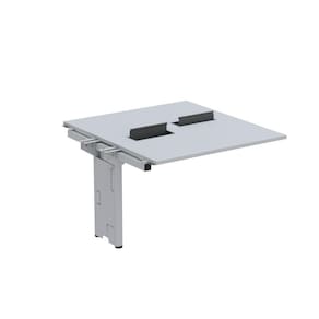 Complemento de Mesa Plataforma para Coworking para 2 Pessoas 120X140 Cinza