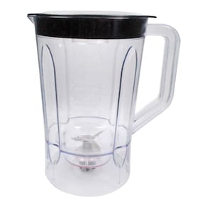 Copo Liquidificador Britânia Diamante 800/BLQ970 Turbo Cristal 1,5L Tampa Preta