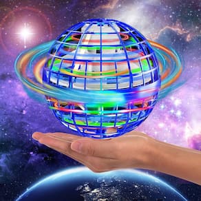 Brinquedo Flying Ball Bersauji 2023 atualizado com LED azul claro