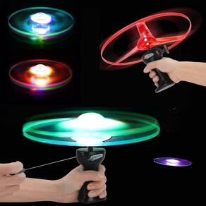 Toy Liberty importa discos voadores OVNI Light Up Rip Cord