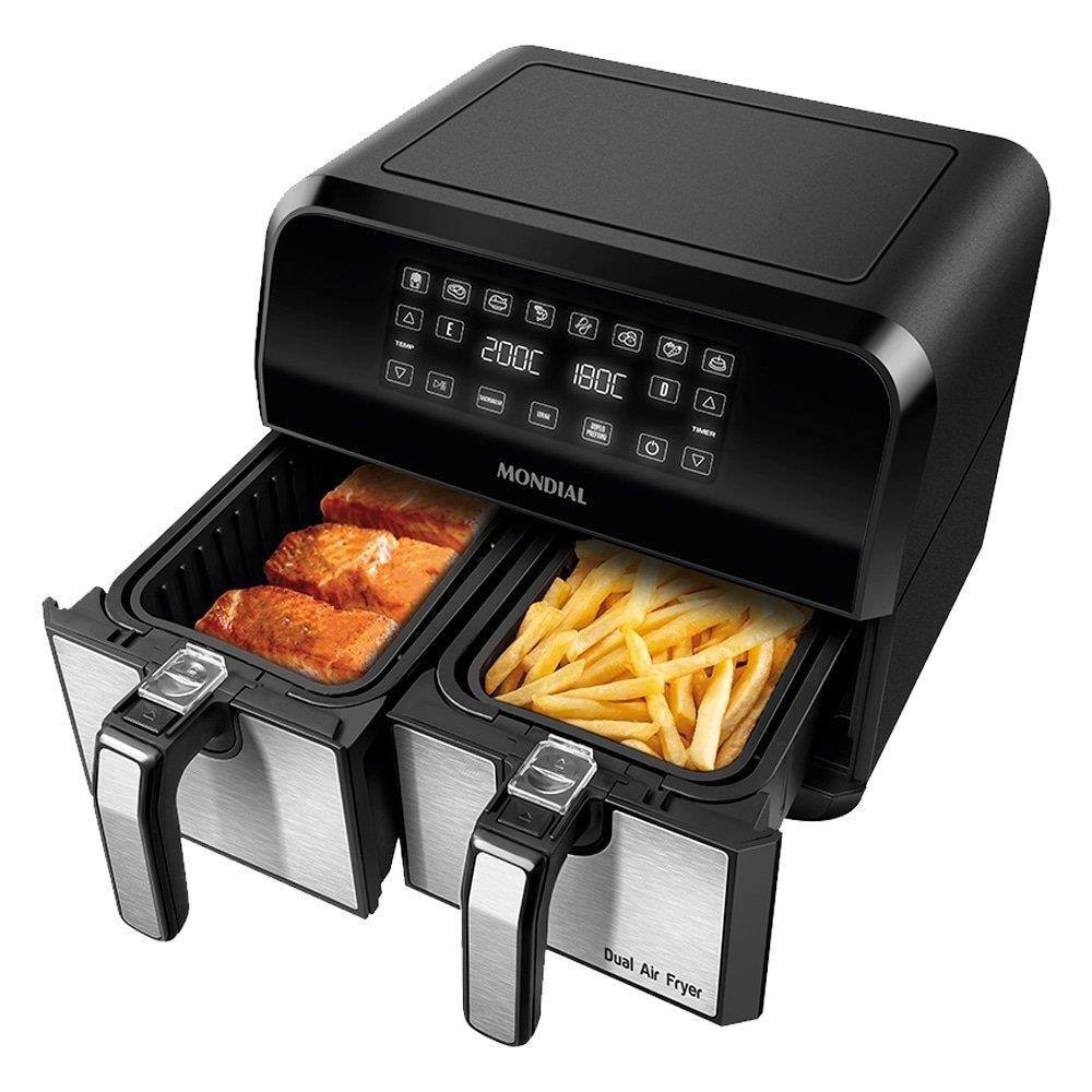 Fritadeira eletrica sem oleo air fryer philco jumbo gourmet pfr13p 8 1