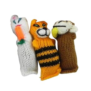 Brinquedo para gatos Chilly Dog Barn Yarn, lã tricotada à mão com catni orgânico