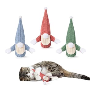 Brinquedo para gatos Potaroma Papai Noel com Catnip & Crinkle Sound 22 cm