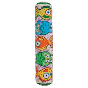 Brinquedo para gatos Fat Cat Kitty Kickz Gold Fish Roll com erva-dos-gatos