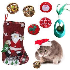 Conjunto de brinquedos de Natal para gatos Fenice Cat Christmas Toys