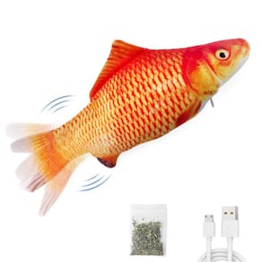 Brinquedo Cat Kicker Fish Potaroma Realistic Moving com SilverVine