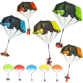 Brinquedo de paraquedas ZNNCO Halloween, pacote com 10 pingentes Pop Fidget