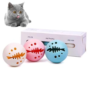 Conjunto interativo de brinquedos para gatos CKFPS 3 bolas divertidas para gatos