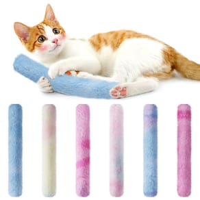Brinquedos Cat Kicker MEWTOGO, 6 unidades com papel de som para gatos domésticos