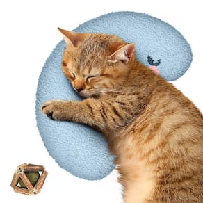 Almofadas para animais de estimação PUKOKAL para gatos, brinquedo de estimação, travesseiro macio e fofo para gatos