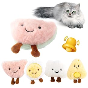 Pacote com 4 brinquedos Cat Toy Petinstinct Catnip Toys para gatos domésticos