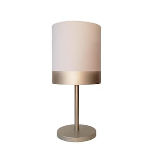 Abajur de Mesa 42x20cm Tom Luz Iluminação Cru/Bronze