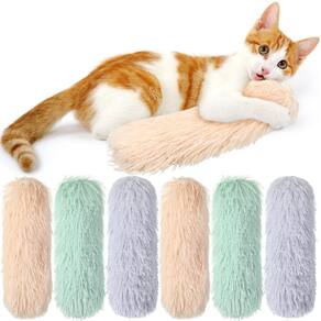 Brinquedos para dentição para gatos Silkfly, 6 peças, travesseiro de erva-dos-gatos para gatos