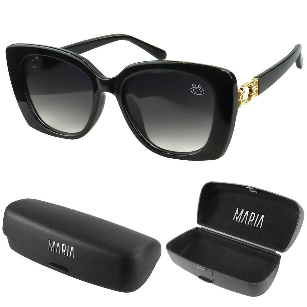 oculos sol vintage feminino social case proteção uv praia moda luxo acetato estiloso verão