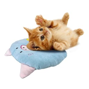 Almofada para animais de estimação Andiker Cute para gatos com cabeça para deitar, ultramacia