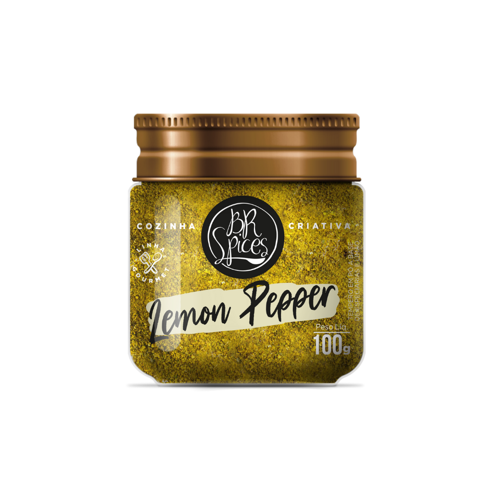 Tempero Pote BR Spices Lemon Pepper 100g