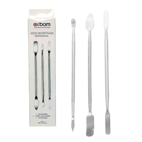 Kit 3 Espatulas de Metal Para Manutenção Assitencia Tecnica