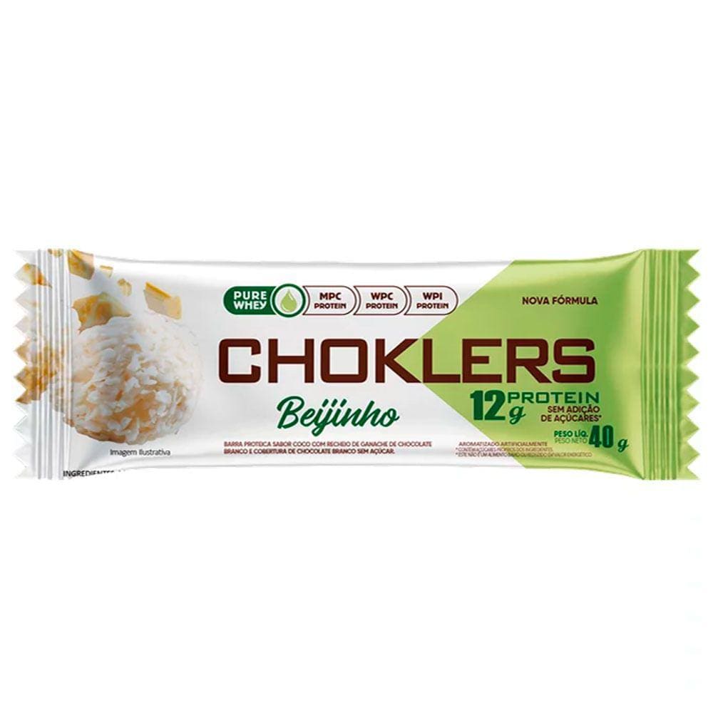 Barra de Proteína Choklers 12g de Proteína Beijinho 40g