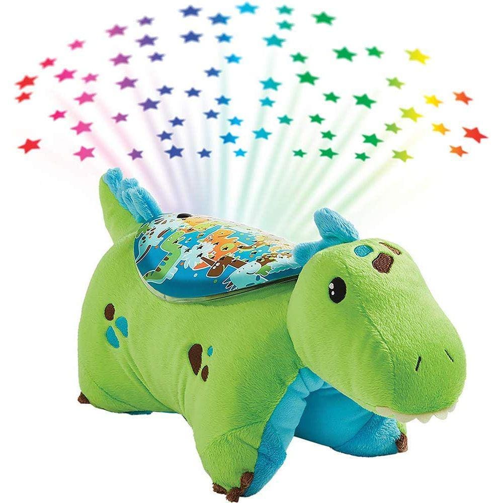 Almofada de pelúcia Pets Sleeptime Lites Green Dinosaur
