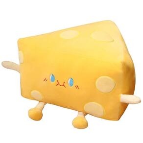 Almofada de pelúcia Goylmc Cheese Stuffed Toys Food Bread para crianças