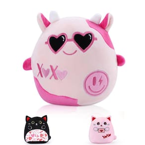 Vaca de pelúcia refavoreça Rosie Preppy Style, pelúcia de 20 cm