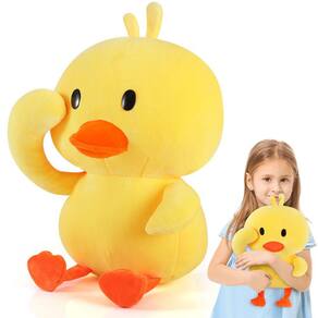 Brinquedo de pelúcia Ahmerah Duck 38 cm para crianças, bicho de pelúcia