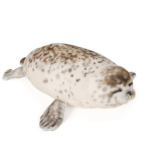 Almofada de brinquedo de pelúcia FFXiong Chubby Blob Seal 32 cm para crianças