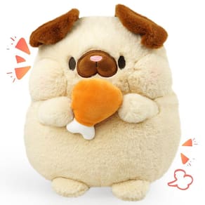 Brinquedo de pelúcia para cães BELLOCHIDDO para crianças de 30 cm com alfinete