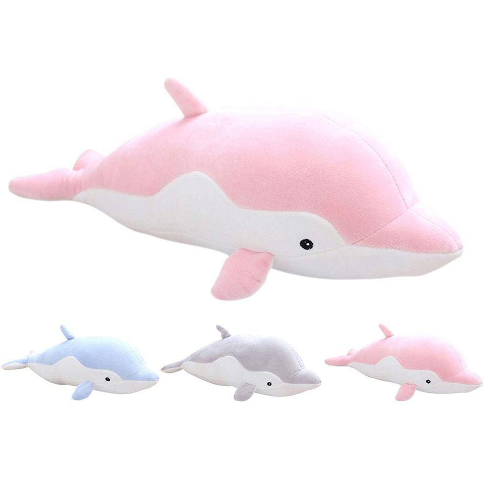 Almofada de pelúcia COSGOO Soft Dolphin Hugging para crianças