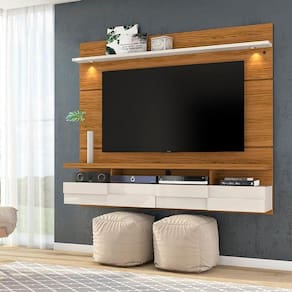 Home Theater Lana 1.8 para TV de até 60 polegadas - NATURALE / OFF WHITE - Madetec
