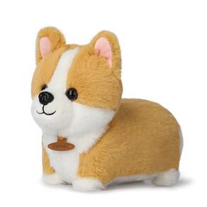 Almofada de pelúcia FITNISSFTW Corgi Stuffed Animal, 25 cm