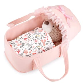 Berço para bonecas GAGAKU, porta-bonecas com dossel e travesseiro Pi
