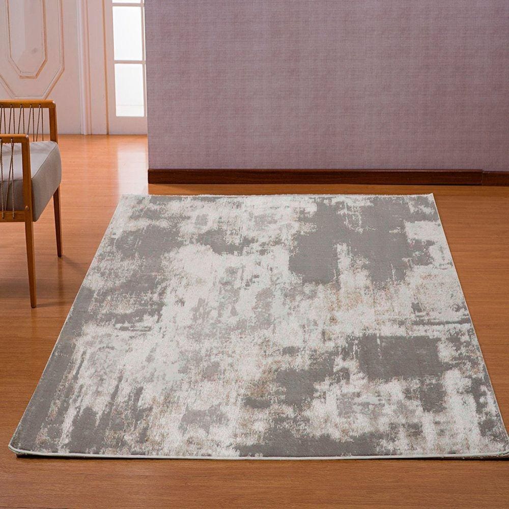 Tapete Decorativo 2,00 X 2,50 Lucena Prata