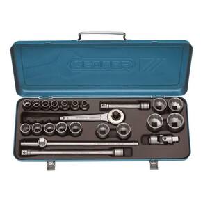 Jogo de Soquete Estriado de 12 a 32 MM Encaixe de 1/2" - Gedore 015555