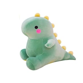 Brinquedo de pelúcia yi jia hui Bonito bicho de pelúcia de dinossauro 20 cm verde