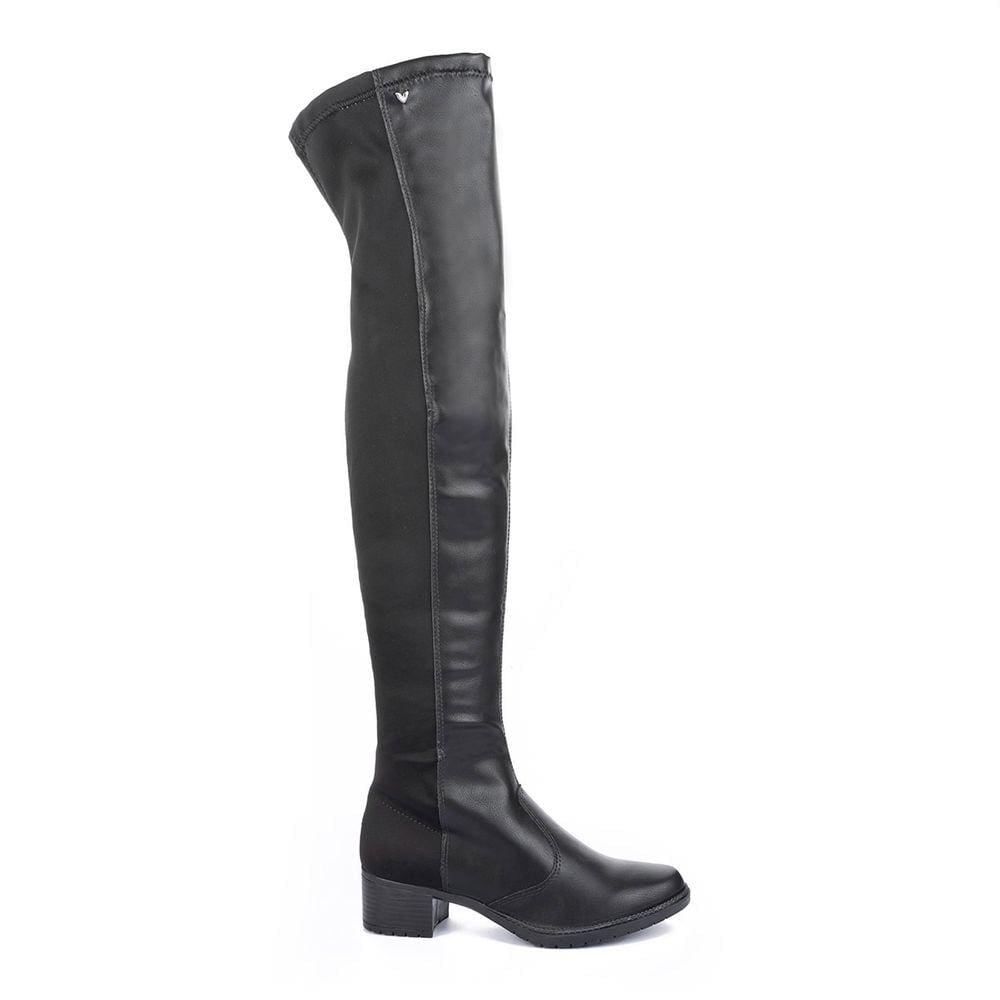 Bota Feminina Mississipi Over The Knee Salto Blocado