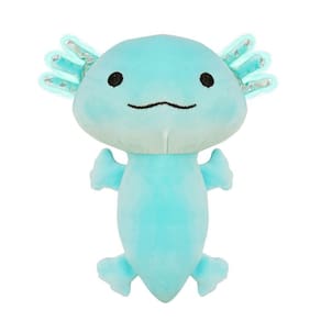Almofada de pelúcia azul Rdyhqwp Axolotl 25 cm para crianças
