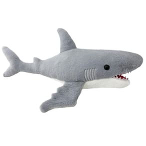 Tubarão de pelúcia Pozbrd, pesando 1,9 kg e 58 cm, tema oceânico