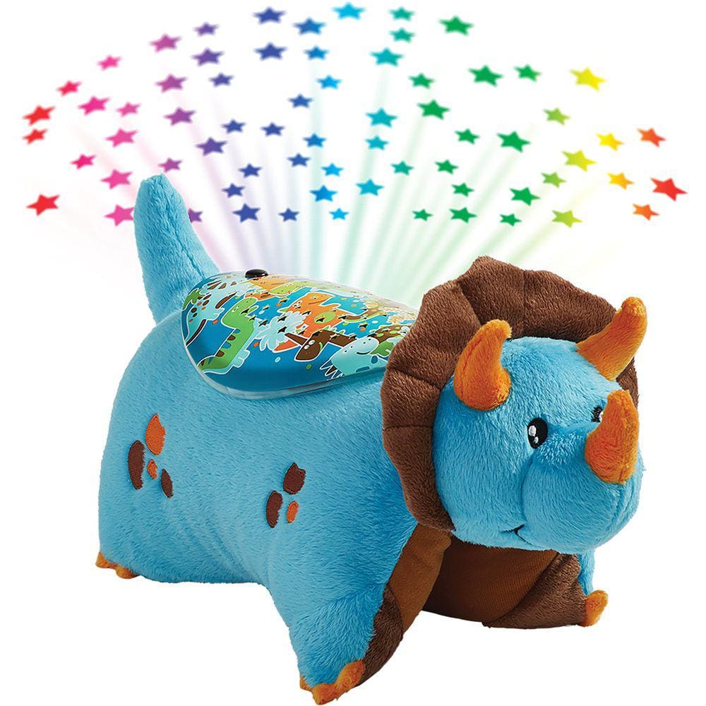 Almofada de pelúcia Pets Sleeptime Lites Blue Dinosaur