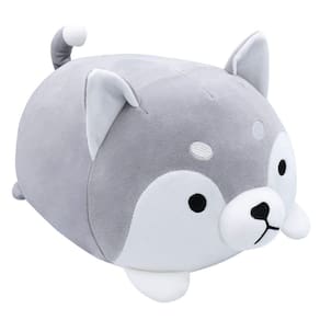 Almofada de pelúcia Achwishap Husky Stuffed Animal 35 cm para crianças