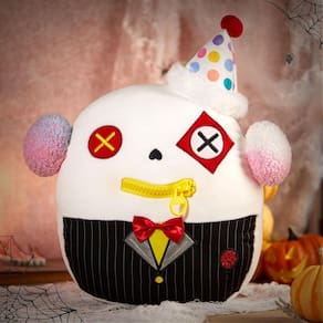 Almofada de pelúcia Athoinsu Zombie Cat 30 cm, presente de Halloween para crianças