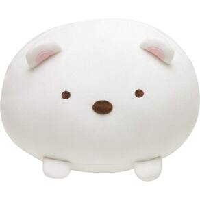 Almofada macia Mochi Cushion de pelúcia SUMIKKOGURASHI San-X Shiroku