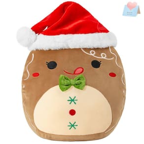 Almofada de pelúcia BSTAOFY Christmas Gingerbread Man 30cm