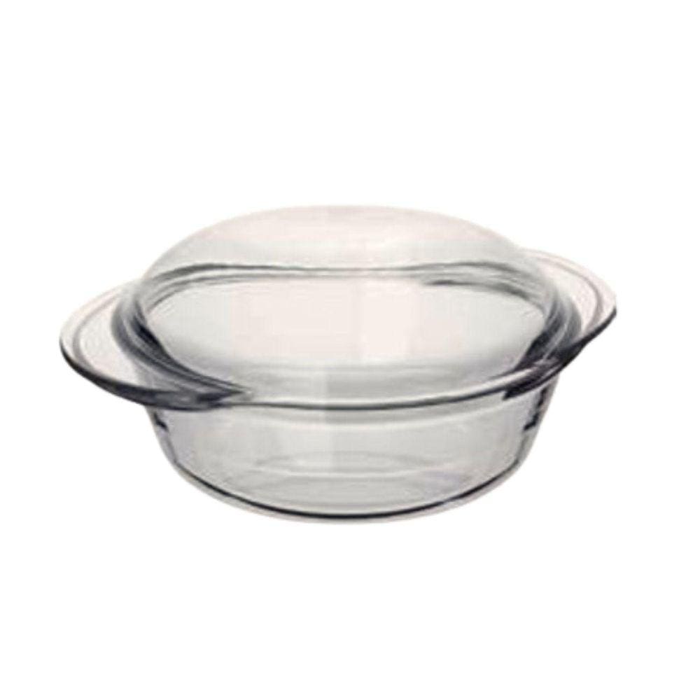 Travessa Saladeira Tigela Terrina De Vidro Com Tampa 1Lts 03