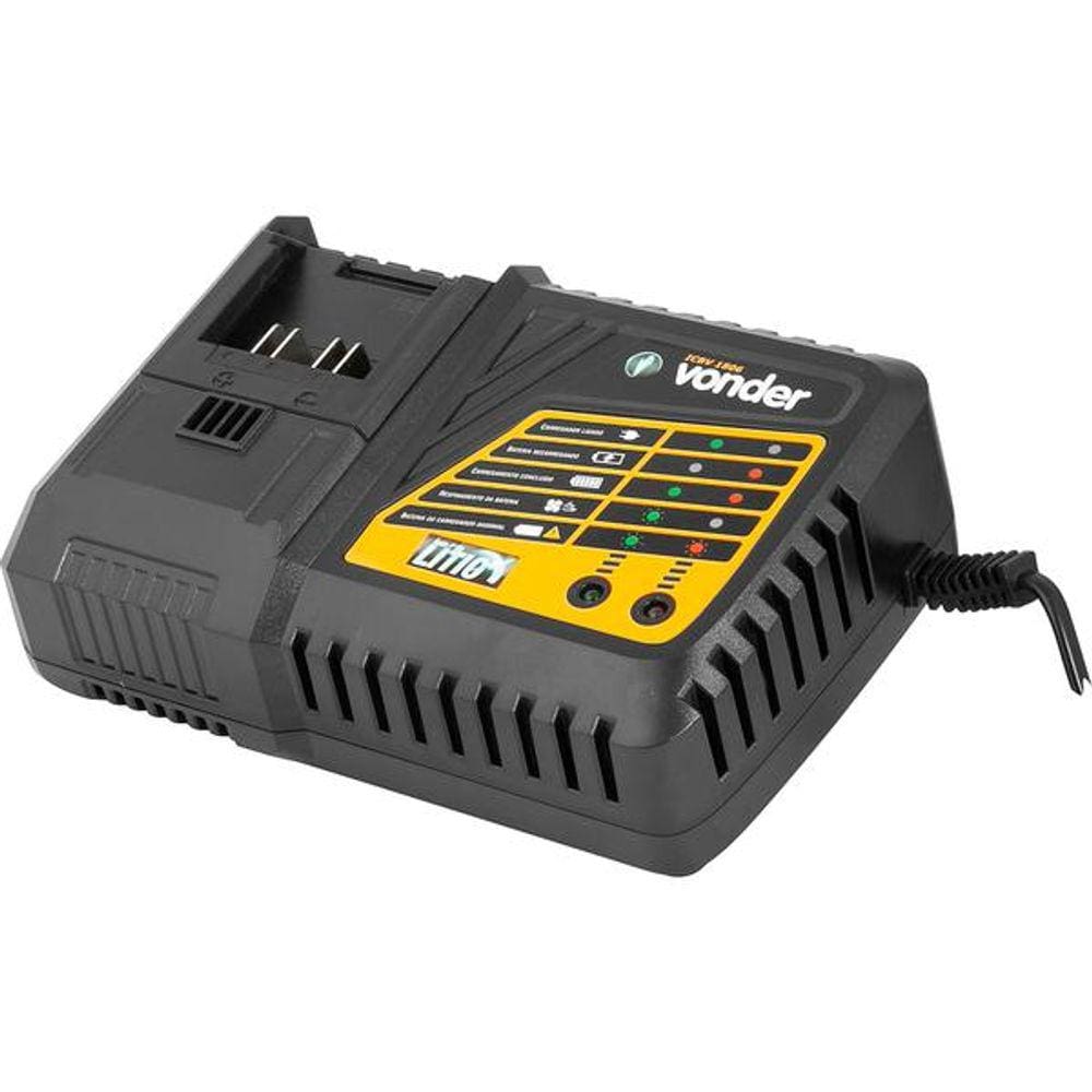 Carregador De Batetira Carregamento Rápido 18v Icbv1806 - Vo