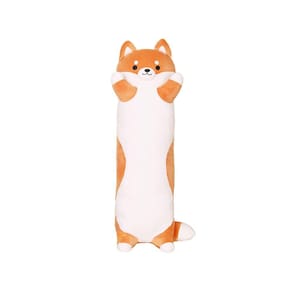 Almofada de pelúcia 123Arts Shiba Inu Dog, almofada macia de 70 cm