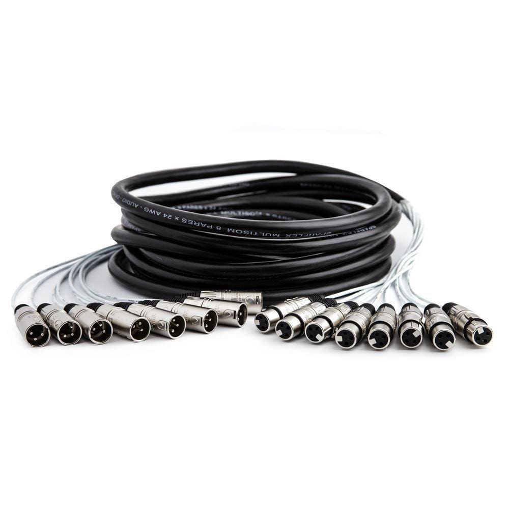Multicabos Xlr 8 Vias Santo Angelo - 40 Mt