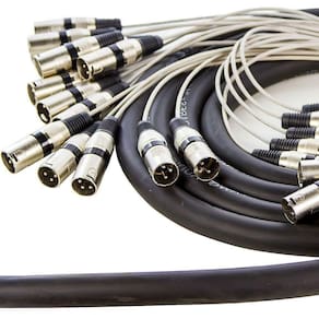 Multicabos Conectores Xlr 24 Vias Cirilo Cabos - 30 Mt