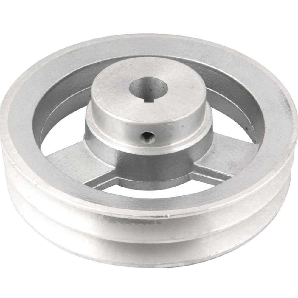 Polia Alumínio 2 Canais Perfil A 150mm com Furo 3/4” Vonder
